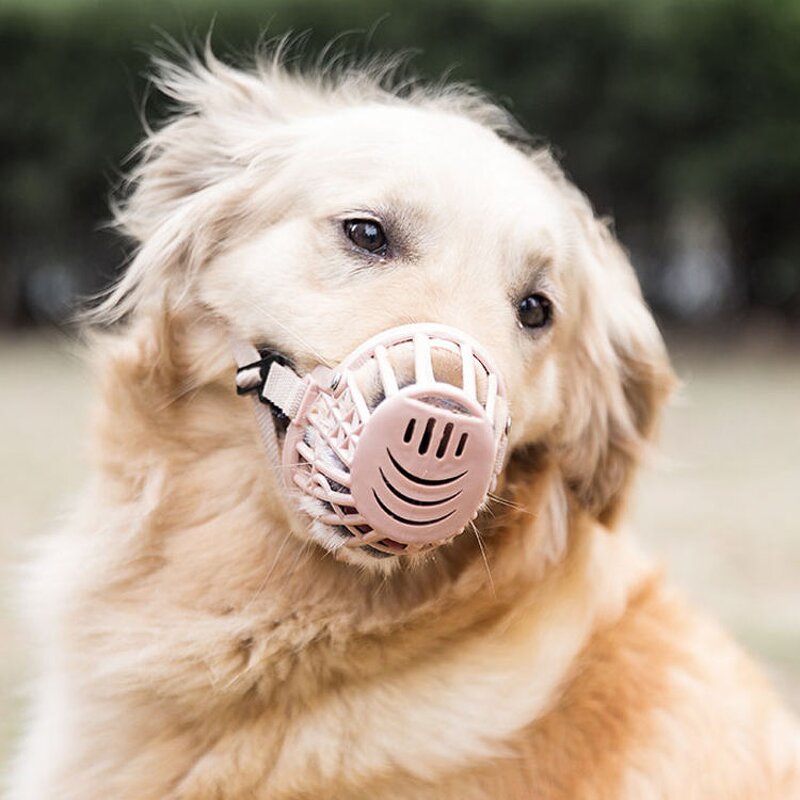 Dog Muzzle Manufacturer - UT Anti-bite Pink Silicone Puppy