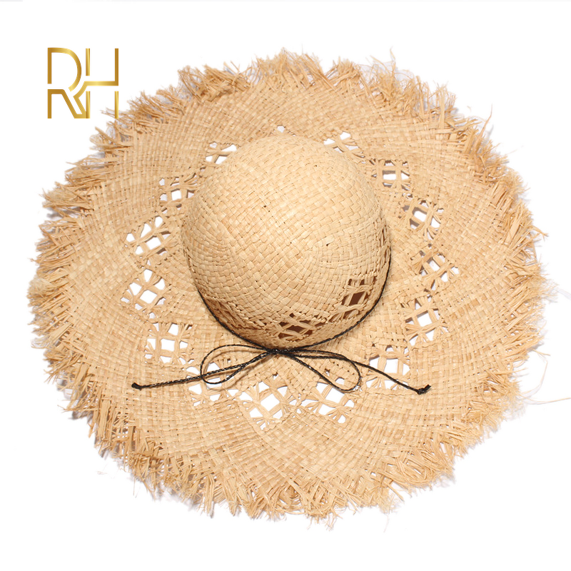 Raffia Straw Hat Manufacturer - Women's Large Brim Beach Hats