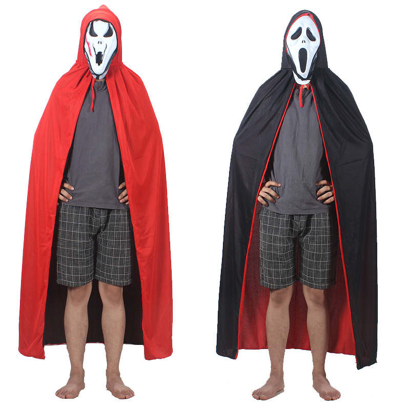 Halloween Cloak Manufacturer - Black and Red Suit for Adult