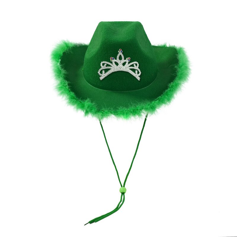 Princess Hat Supplier - Colorful Rhinestone Crown Striped