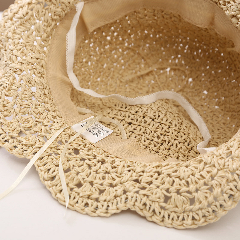 Kids Straw Hat Manufacturer - Fresh Small Sun Protection Lace