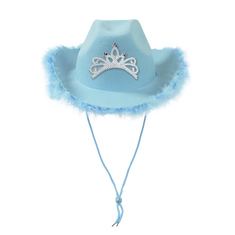 Princess Hat Supplier - Colorful Rhinestone Crown Striped