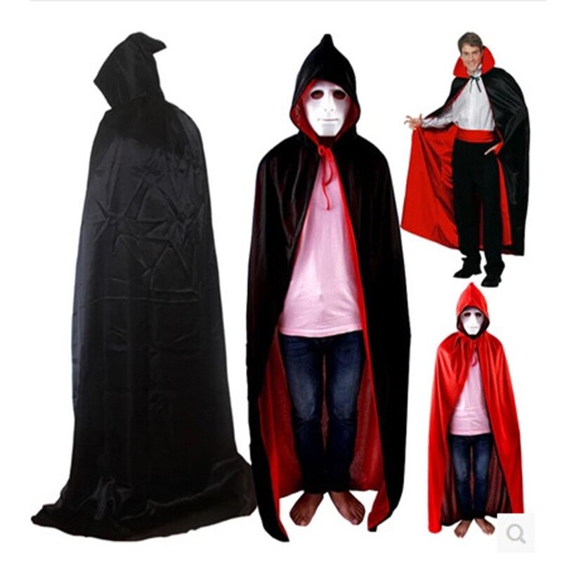 Vampire Cape Manufacturer - Customized Black Red Color Hooded