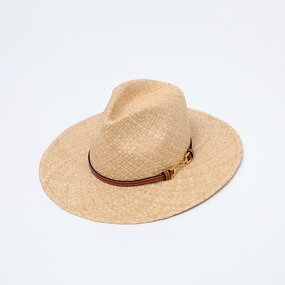 Panama Hat Supplier - Raffia Straw Woven Unisex with Ribbon