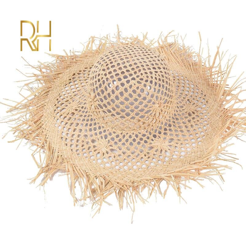 Raffia Straw Hat Manufacturer - Women's Large Brim Beach Hats