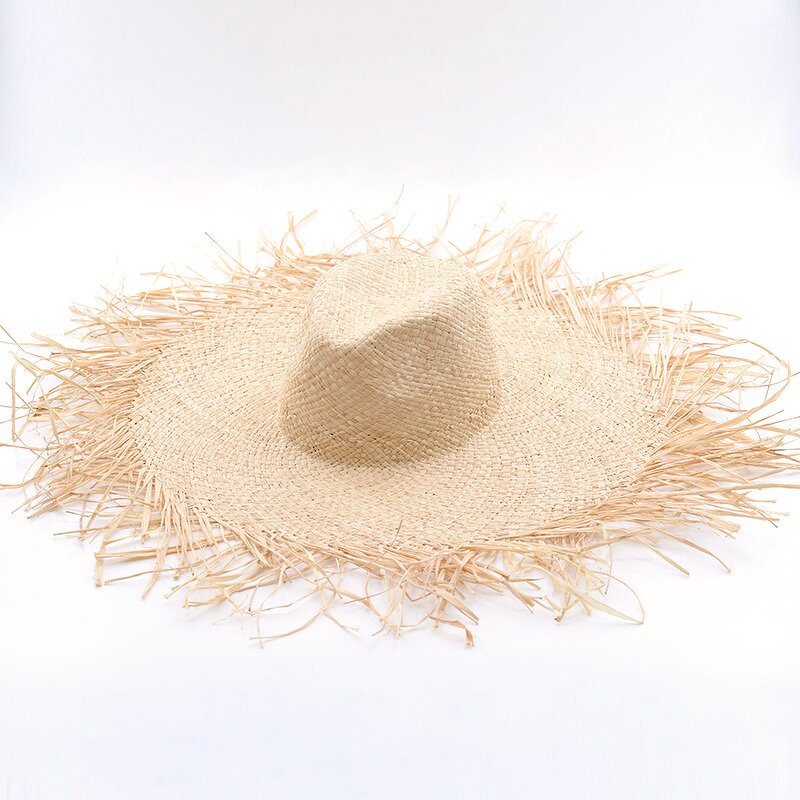 Raffia Straw Hat Manufacturer - Women's Large Brim Beach Hats