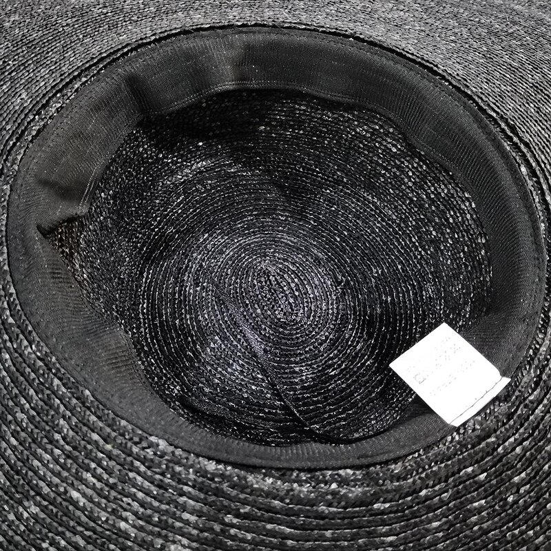 Straw Hat Supplier - Fashion 37cm Wide Brim Natural for Ladies