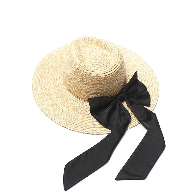Cowboy Straw Hat Manufacturer - Bow Knot Natural Color Wheat