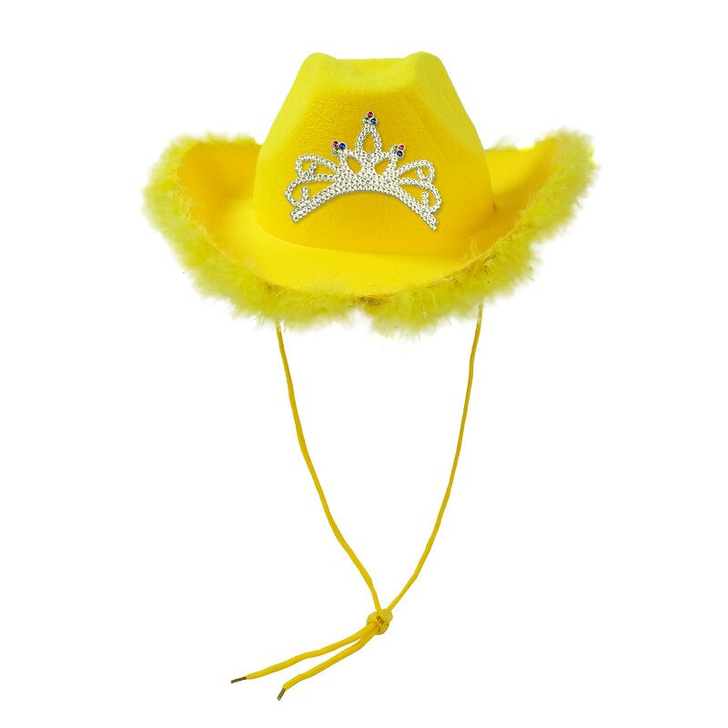 Princess Hat Supplier - Colorful Rhinestone Crown Striped