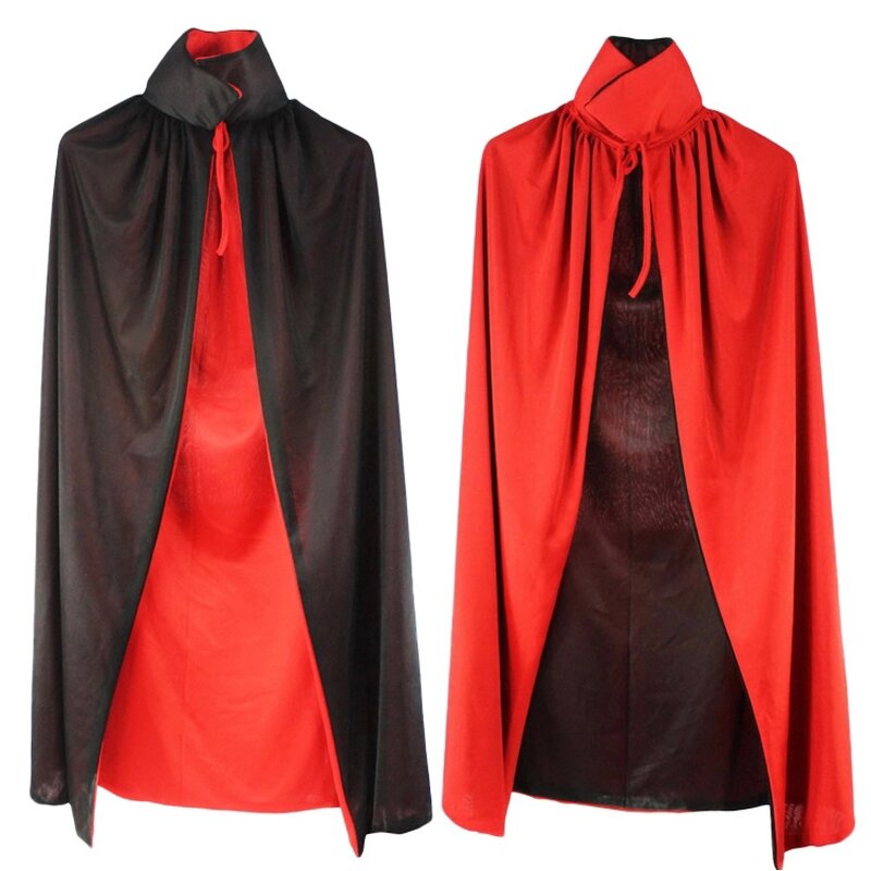 Vampire Cape Manufacturer - Customized Black Red Color Hooded