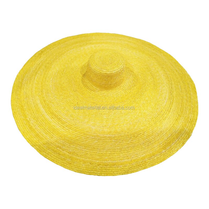Large Straw Hat Manufacturer - Super Big 1M Yellow Dye Color