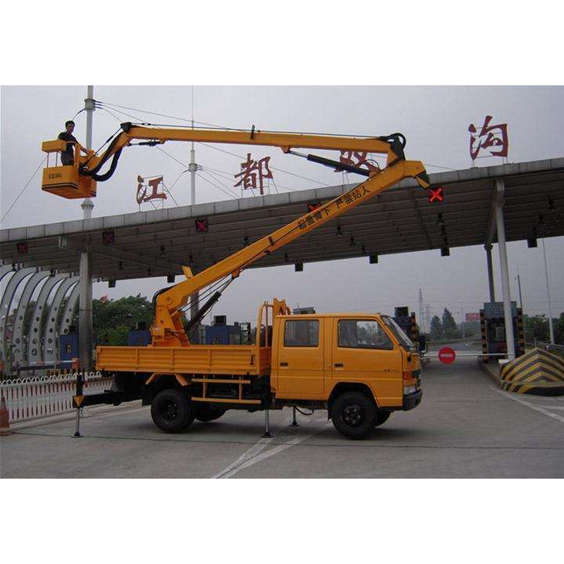 Truck Mounted Boom Lift Factory - Hook Hoist Basket All in One