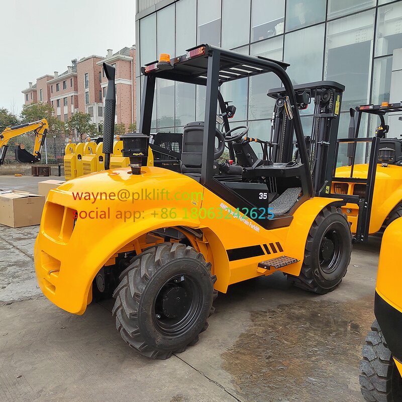 Rough-Terrain Forklift Supplier - Diesel Lithium Battery LNG Solid Tires
