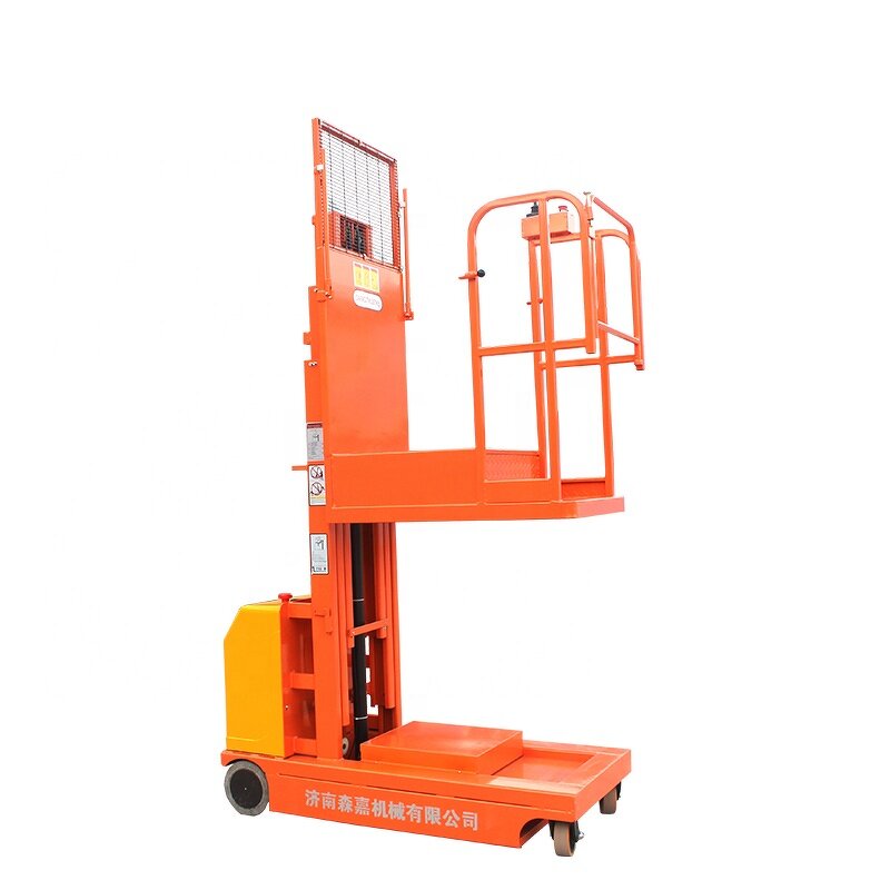 Hydraulic Order Picker Manufacturer - CE 3.9m 4.5m Full Electric Steering