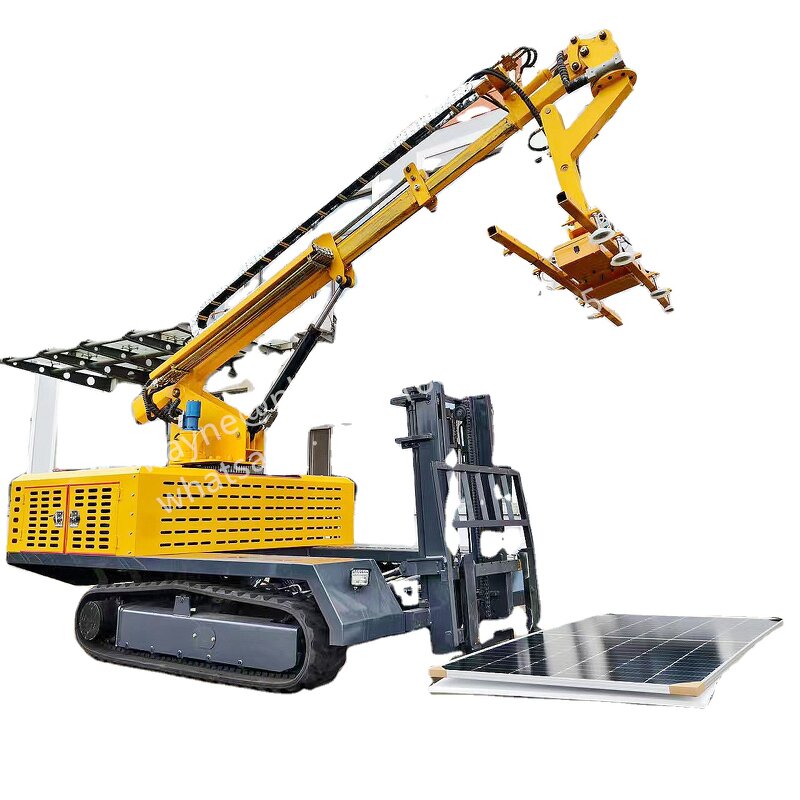 Solar Panel Mounting Machine Manufacturer - Hydraulic Crawler with Vacuum Lifters