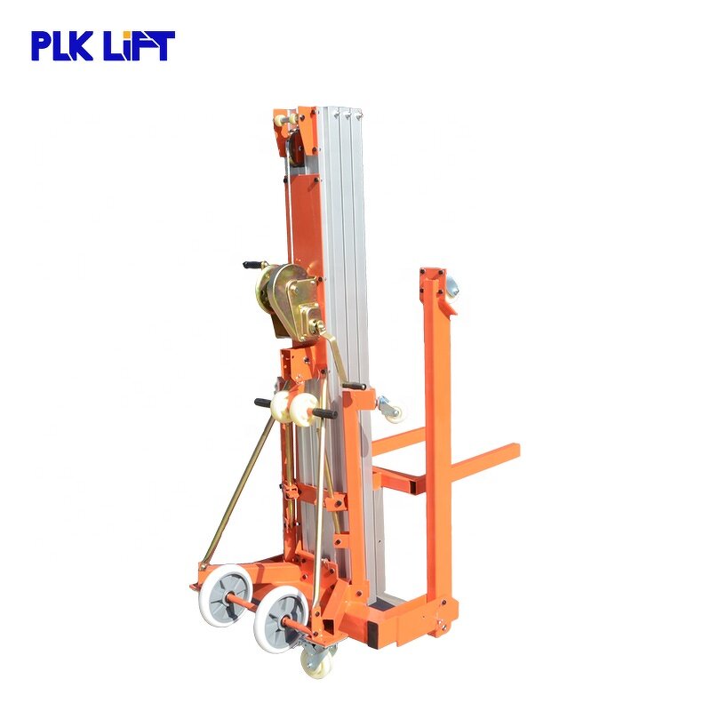 Small Material Lift Supplier - 350kg Aluminum Manual Winch Genie Type