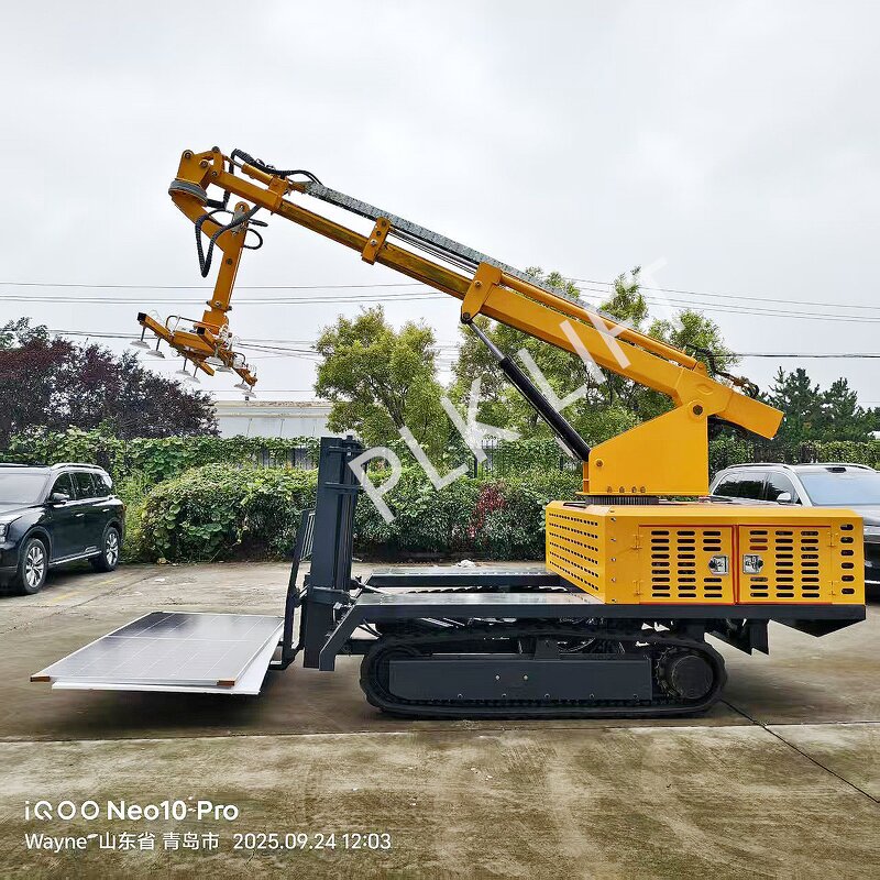 Vacuum Lift Crawler Installer Supplier - Solar Panel Mounting Machine Hydraulic