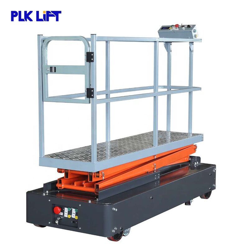 Electric Scissor Lift Factory - 4m Pipe Rail Trolley for Greenhouse