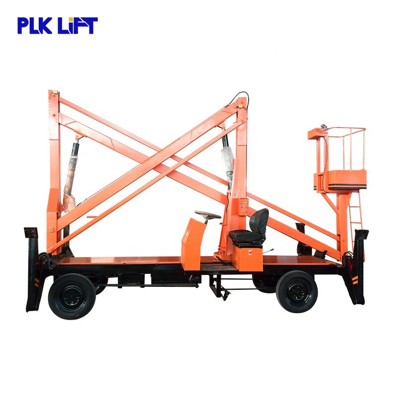Articulated Manlift Manufacturer - Hydraulic Drivable with Four Wheels Jib