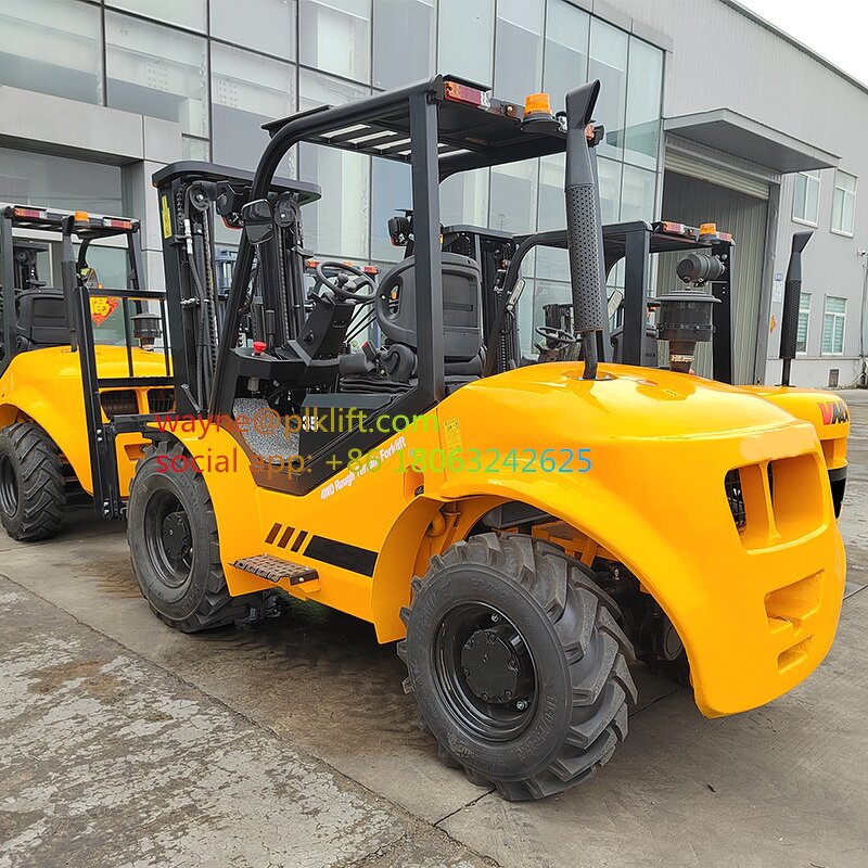 Rough-Terrain Forklift Supplier - Diesel Lithium Battery LNG Solid Tires