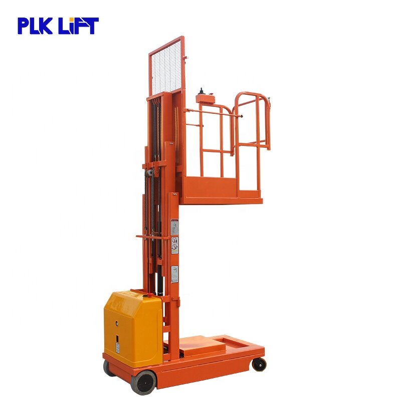Electric Stock Picker Supplier - 3m Self Propelled Vertical Lifter for Racks