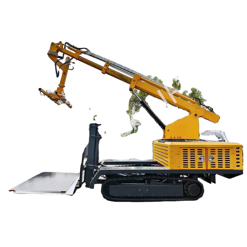 Solar Panel Mounting Machine Manufacturer - Hydraulic Crawler with Vacuum Lifters