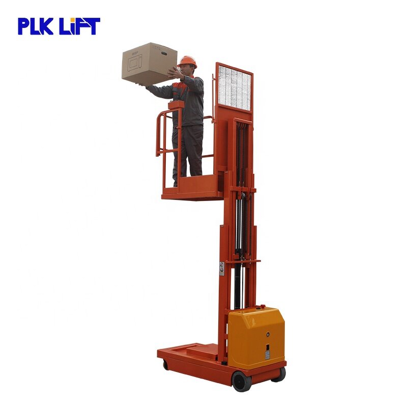 Electric Stock Picker Supplier - 3m Self Propelled Vertical Lifter for Racks