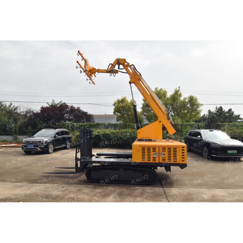Hydraulic Crawler Installation Machine Factory - with Lift Tables for Photovoltaic Panels