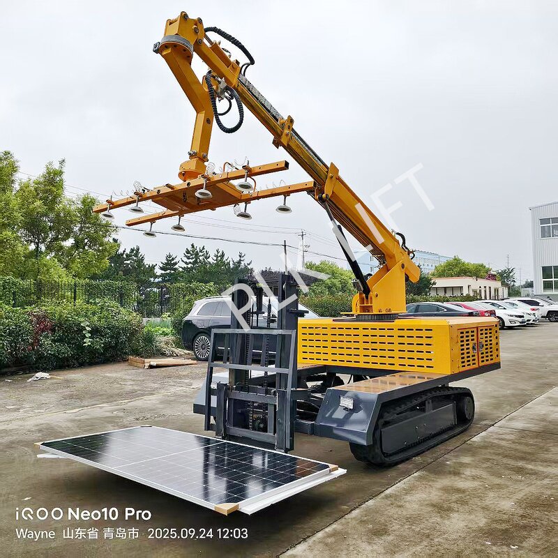 Crawler Lifter with Tray Supplier - Suction Cup Vacuum Robot for Panels