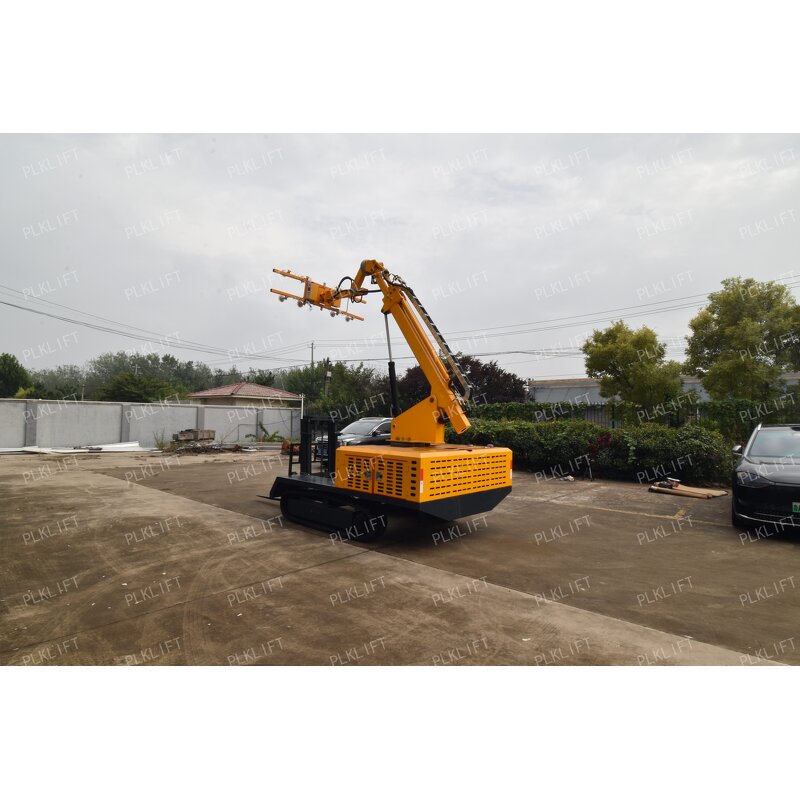 Hydraulic Crawler Installation Machine Factory - with Lift Tables for Photovoltaic Panels