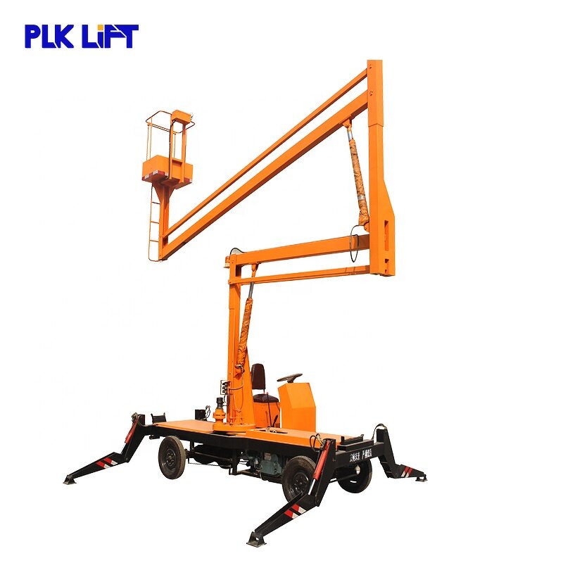 Articulated Manlift Manufacturer - Hydraulic Drivable with Four Wheels Jib