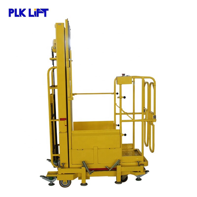 Hand Push Order Picker Factory - 2.7m~4.5m DC Battery Semi Electric for Sale