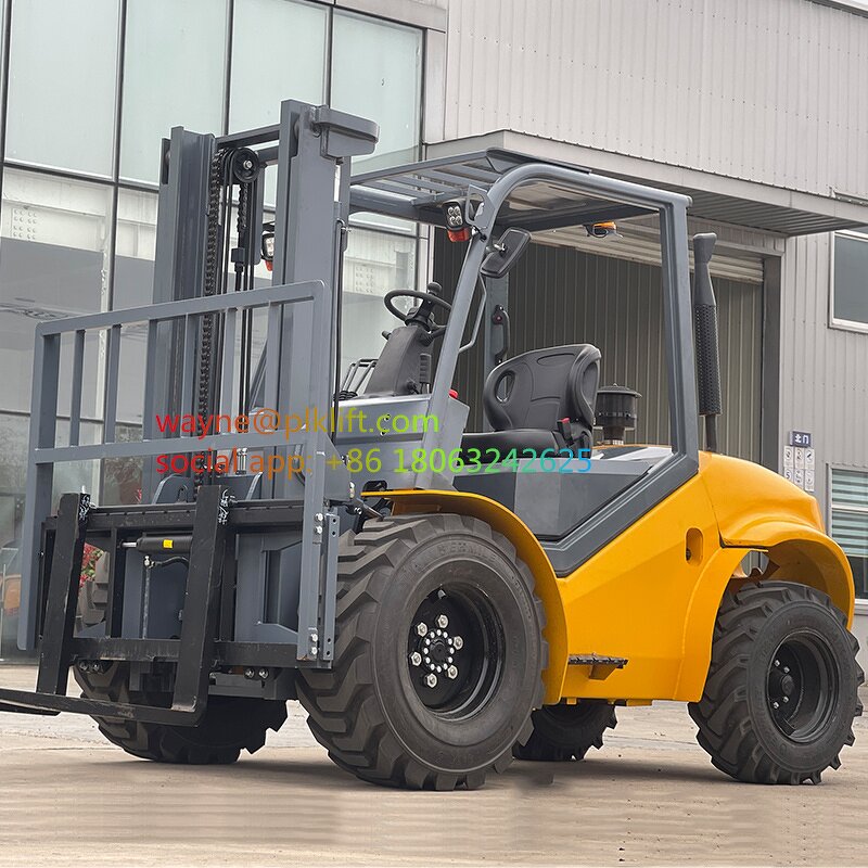 Rough-Terrain Forklift Supplier - Diesel Lithium Battery LNG Solid Tires