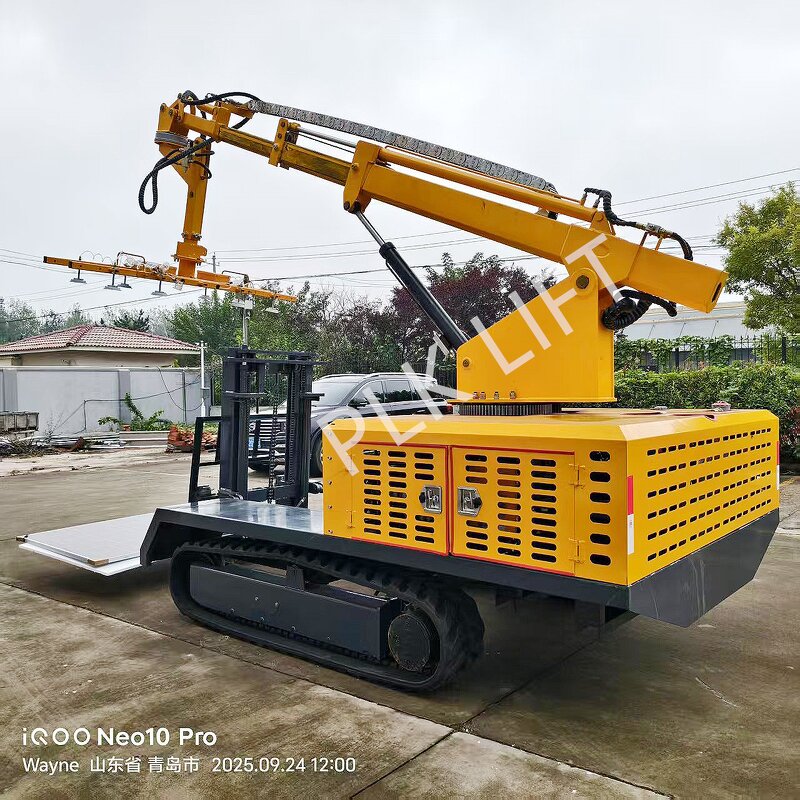 Vacuum Lift Crawler Installer Supplier - Solar Panel Mounting Machine Hydraulic
