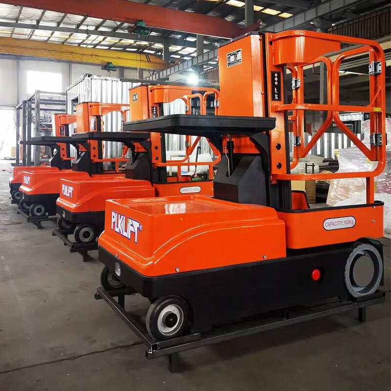 Automated Order Picker Manufacturer - Self-Propelled Electric Shelf Lift Cargo Tray