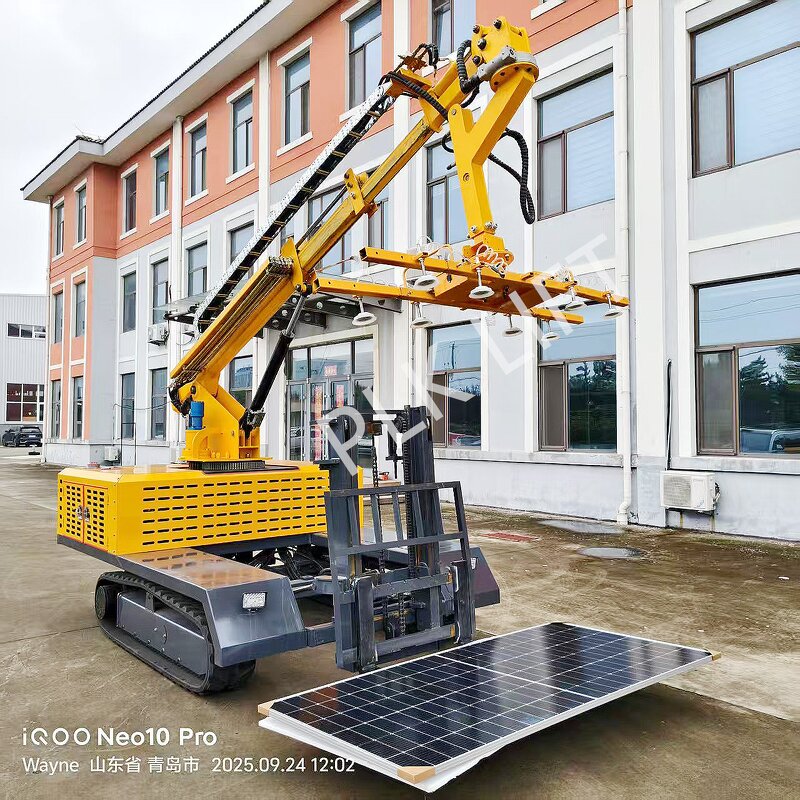 Crawler Lifter with Tray Supplier - Suction Cup Vacuum Robot for Panels
