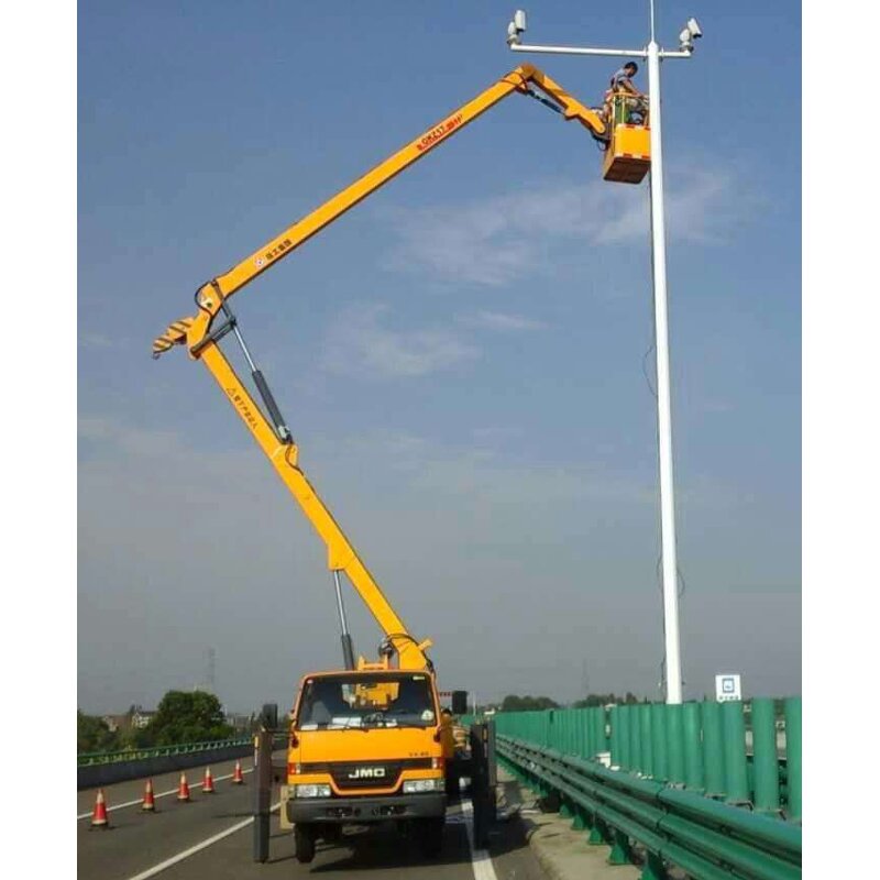 Truck Mounted Boom Lift Factory - Hook Hoist Basket All in One