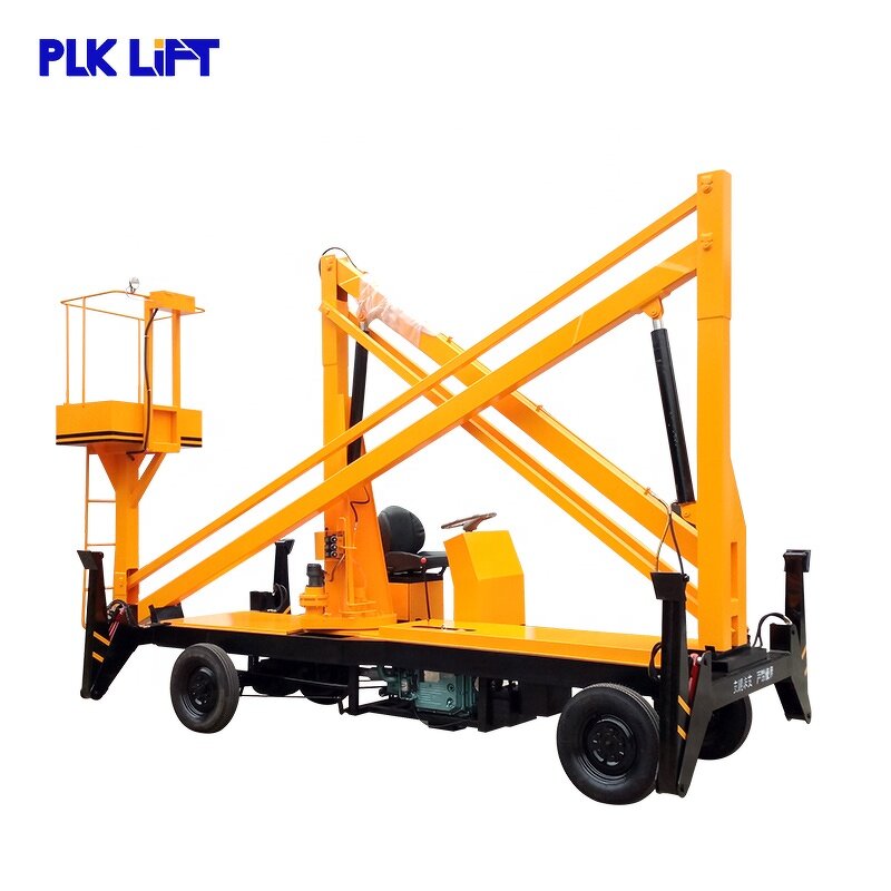 Trailer Boom Lift Factory - 16m Manual Telescopic Good Efficiency
