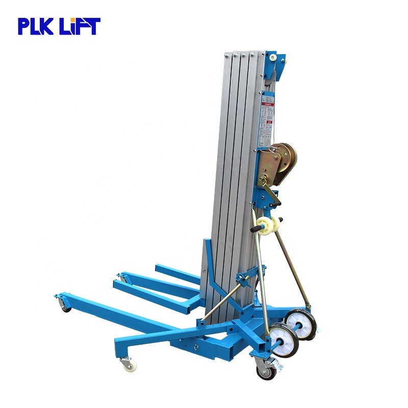 Manual Aluminum Lift Supplier - 3.5m 7.9m Materials Handling Man Lift