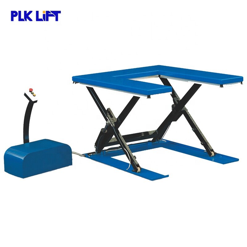 Electric Lift Table Manufacturer - Fully Electric U Shape Hydraulic Scissor Lifter
