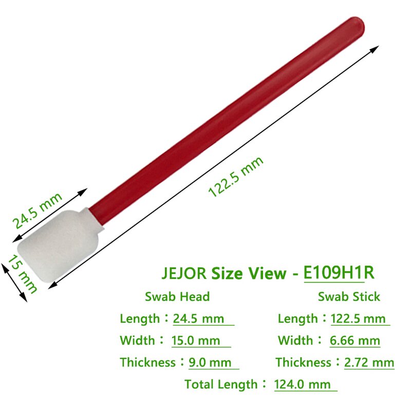 Printhead Foam Swab Supplier - Lint Free 50pcs Large Rectangular