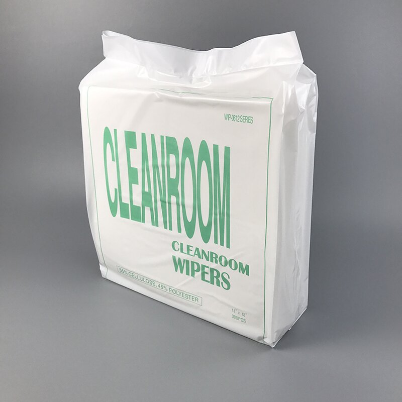 Cleanroom Wiper Cloth Manufacturer - 12inch Polycellulose Non-Woven
