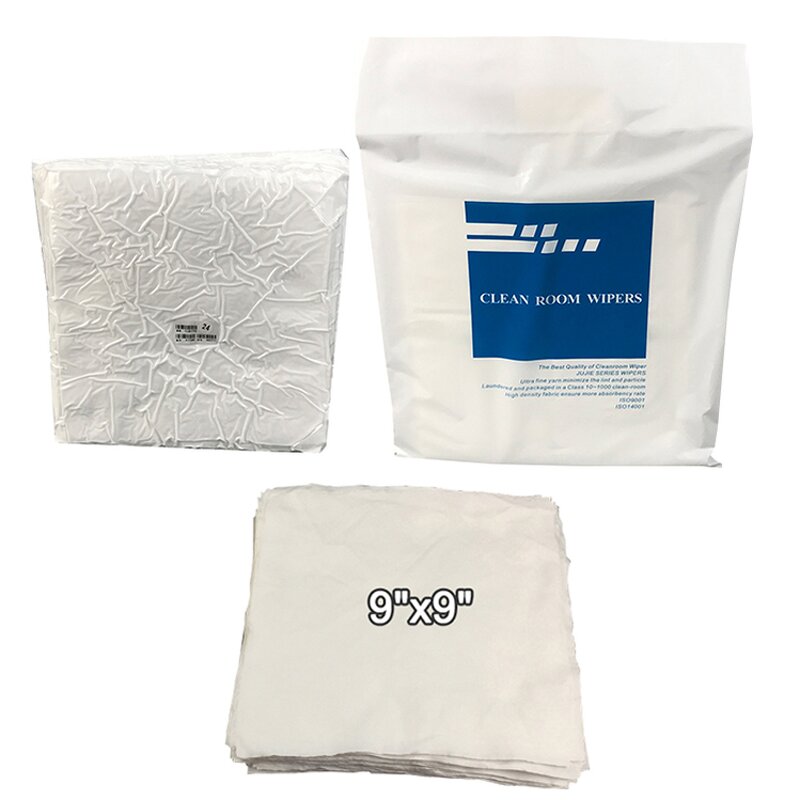 Clean Room Wiper Supplier - JEJOR Industrial 9x9inch White