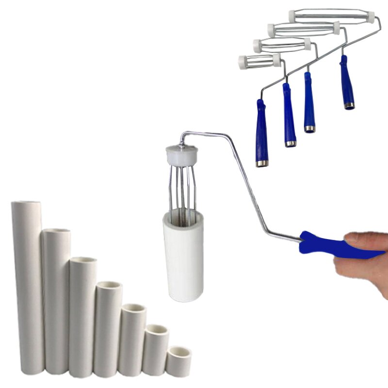 Sticky Adhesive Roller Manufacturer - White 100 Layers Peelable