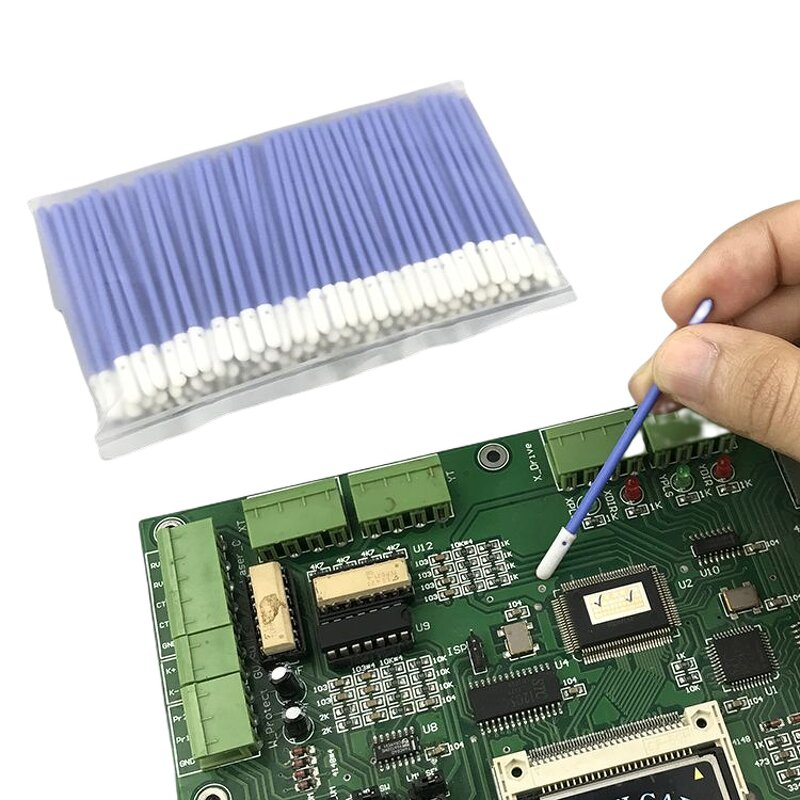 PCB Industrial Swab Manufacturer - 70mm Small Lint Free 100pcs