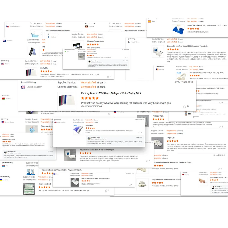 Microfiber Cleanroom Wiper Manufacturer - JUJIE Lint Free