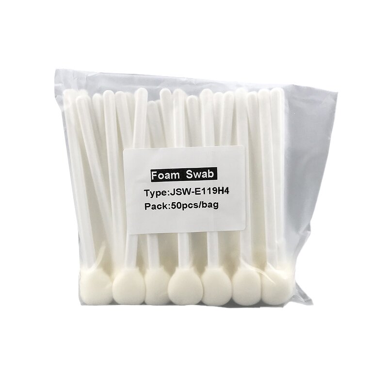 Printhead Cleaning Swab Supplier - 50pcs Lint Free Round