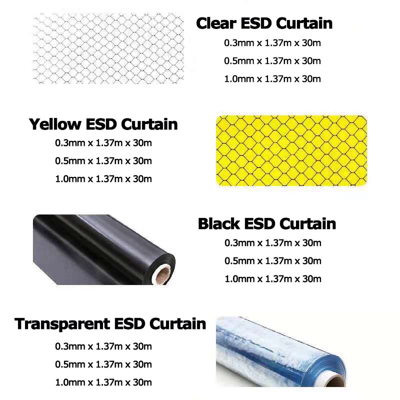 PVC ESD Curtain Supplier - JEJOR Durable Anti Static Grid