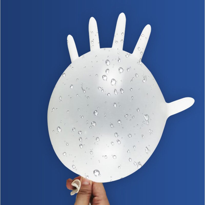 Cleanroom Nitrile Gloves Manufacturer - Industrial White Blue