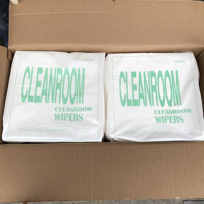Cleanroom Wiper Cloth Manufacturer - 12inch Polycellulose Non-Woven